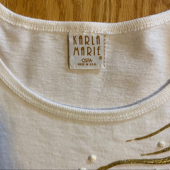 Vintage Karla Marie Shirt Nautical Marine life - Picture 4 of 5